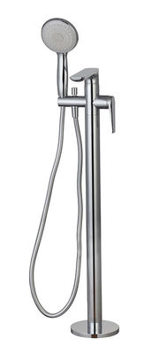 โมเดิร์น Single Lever โครม ทองแดง Freestanding บานน้ํา Faucets OEM ดินติดตั้ง