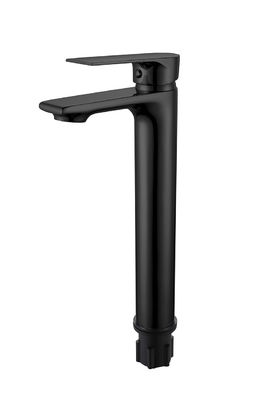 โมเดิร์น OEM Single Lever ห้องน้ําสูง แมท ดํา เครื่องผสมระบายน้ํา