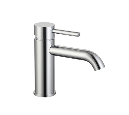 น้ําเย็นและน้ําร้อน OEM ห้องน้ําเครื่องผสมตู้ปั๊ม Single Lever โครมทองแดง