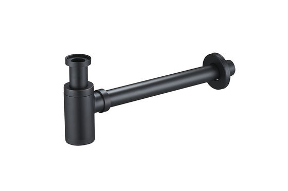 Matt Black Siphon ห้องน้ํา OEM ห้องน้ํา ช่องระบายน้ําสําหรับล้างถัง