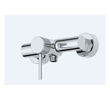 เครื่องระบายน้ําระบายน้ําลอยเดียว วงกลม Knurl Handle โครม ทองแดง น้ําเย็นและร้อน