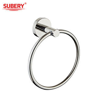 โมเดิร์น ซิมปิล คลาสสิค ห้องน้ํา Towel Ring Holder Sus304 Oem ผนังติดตั้งโคลสโครม