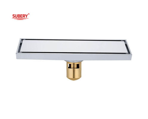 ทองแดงระบายน้ํายาวสําหรับพื้นห้องน้ํา โครม 200 X 800mm 300 X 800mm