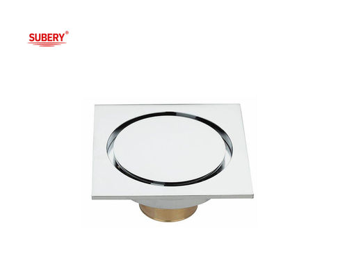 OEM ทองแดง ห้องน้ําพื้นระบายน้ํา โมเดิร์นพื้นติดตั้ง 100 X 100mm 150 X 150mm