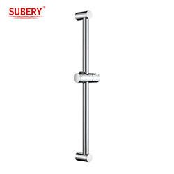 น้ําอาบน้ํา Slide Bar rail set Round ห้องน้ําคลาสสิก SUS304 แบร์