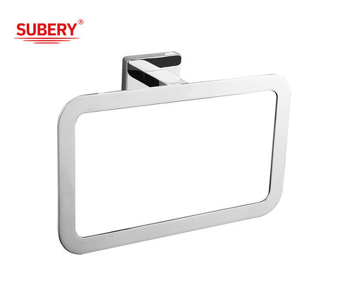 ซิงค์ผนังติดครอม Towel Ring Holder สี่เหลี่ยมคลาสสิกออกแบบ Oem Odm