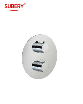 ทองแดงซ่อนอยู่ในผนัง ธ อร์มอสตั๊ก Faucets กับ Spout โครม OEM รอบ