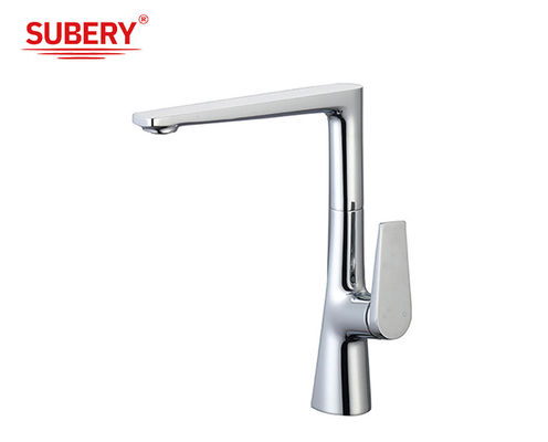 ช่องล้างจระเข้ครัว OEM ร้อนและเย็น โครม ทองแดง Single Lever