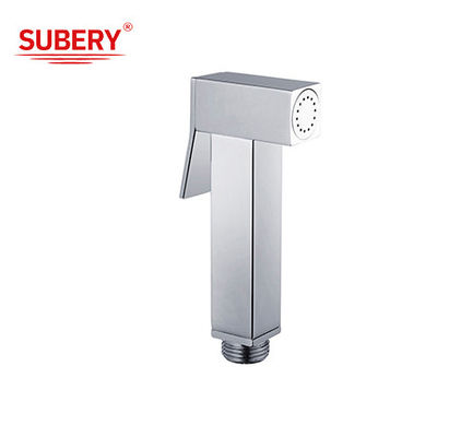 G1/2&quot; สีทองแดง Shattaf Set ถือมือ ทําความสะอาดห้องน้ํา ห้องน้ํา Chrome Bidet แฮนด์ดูช