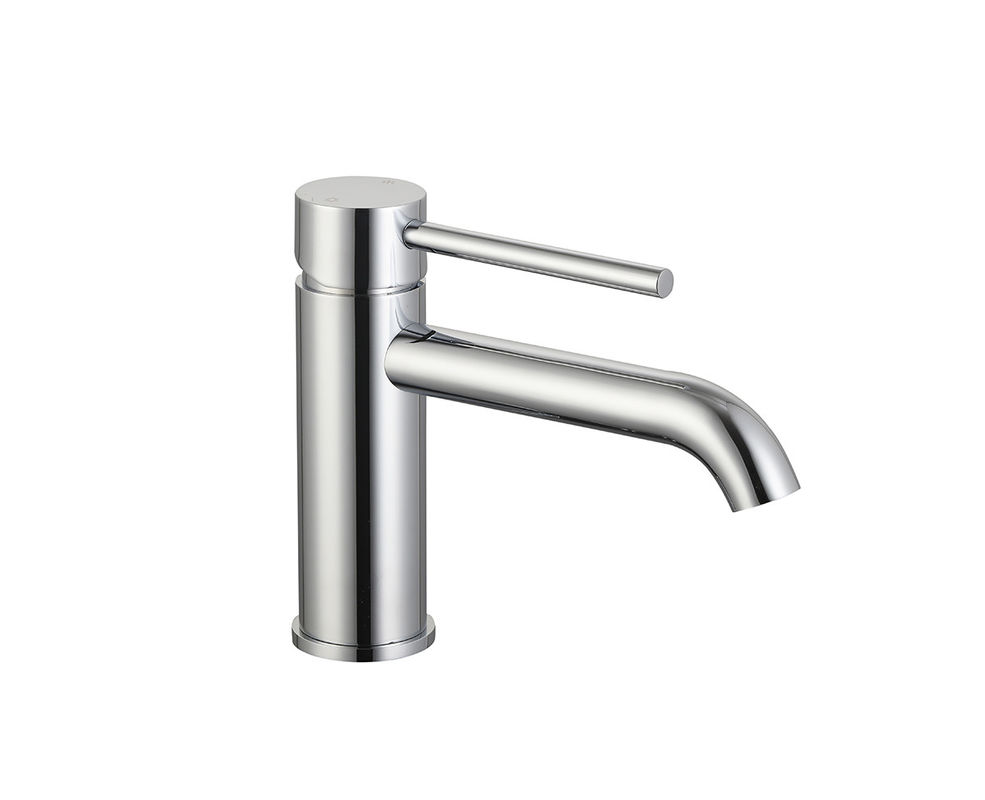 โครมทองแดง Single Lever บานผสมกรองน้ํา ห้องน้ํามือยาว น้ําเย็นและน้ําร้อน OEM