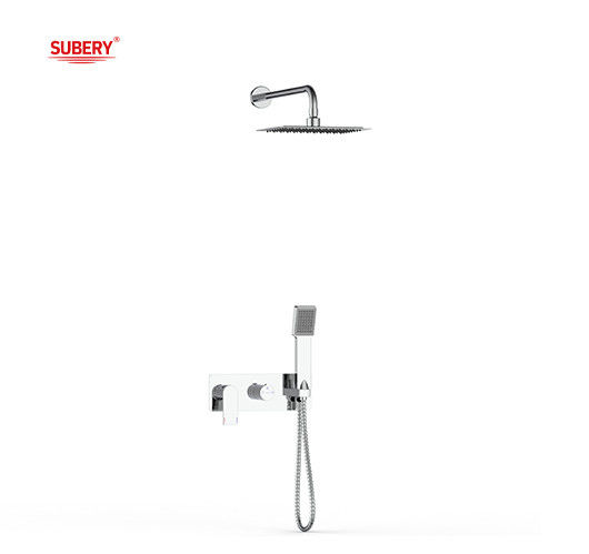 เครื่องผสมน้ําอาบน้ําหรือน้ําอาบน้ําในผนังที่ซ่อนอยู่ด้วยเลี้ยว ร้านน้ําฝน ร้านน้ําอาบน้ํามือ