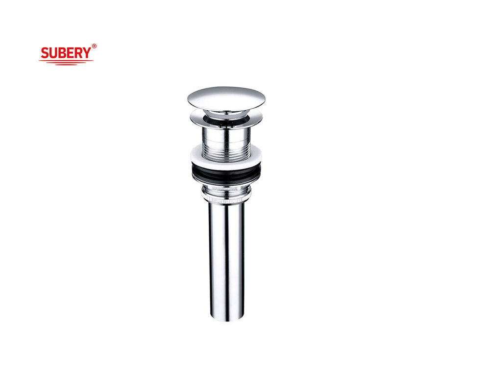 ขยะส้วมห้องน้ํา โครม OEM Pop Up Drains ทองแดง สําหรับสระระระบายน้ําสําหรับภาชนะ