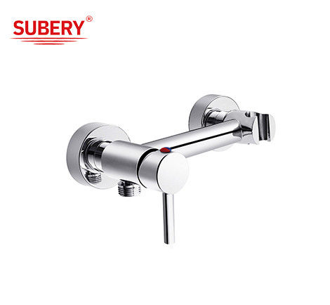 เครื่องระบายน้ําระบายน้ําลอยเดียว วงกลม Knurl Handle โครม ทองแดง น้ําเย็นและร้อน