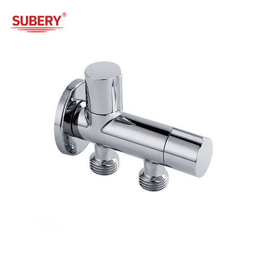 ปรับปรุง L Shape G1/2 1 Inlet 2 Outlet เครื่องซักผ้าครามทองแดง ปั๊มปั๊มน้ํา ห้องน้ํา ปั๊มมุมห้องน้ํา
