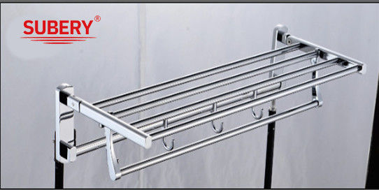 โมเดิร์นพื้นที่ที่ประหยัดแฟลเดอร์ Towel Rack แผ่นแฟลเดอร์ ผ้าเช็ด ชั้นวางผ้าเช็ด ผนัง แบบติดตั้งสําหรับห้องน้ํา